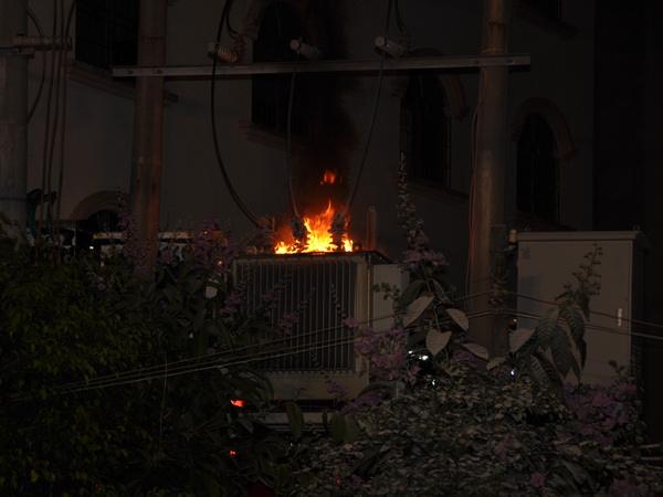 電力變壓器發(fā)生了火災